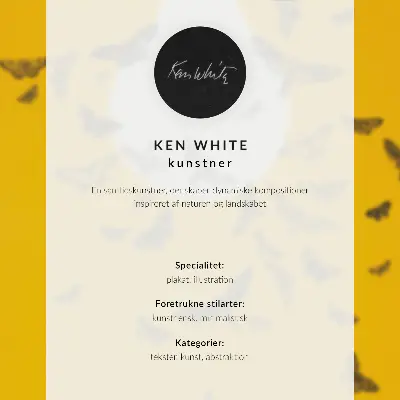 Sieninis plakatas Keno White'o „Lemputė“ (1974 m.)