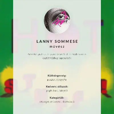 Lanny Sommese plakatas Karšti dalykai (1985) plakatas svetainei