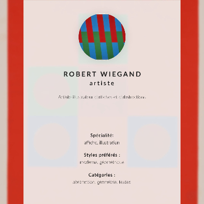 Plakatas Roberto Wiegando parodos plakatas (1965 m.)