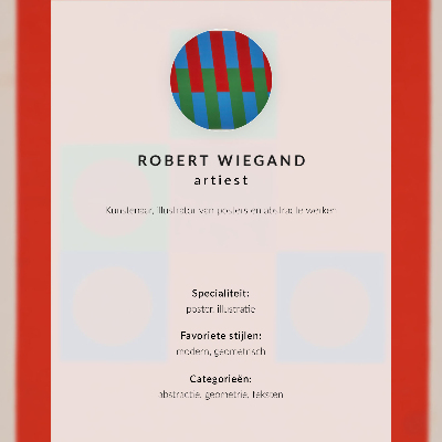 Plakatas Roberto Wiegando parodos plakatas (1965 m.)