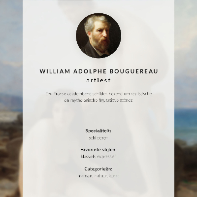 Dekoratyvinis plakatas William Adolphe Bouguereau „Maudančios moterys“
