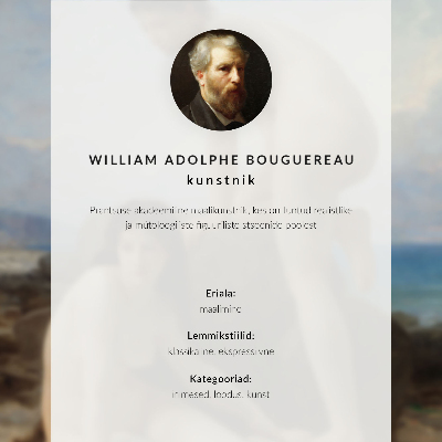 Dekoratyvinis plakatas William Adolphe Bouguereau „Maudančios moterys“