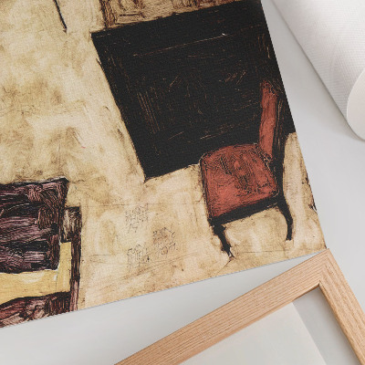 Plakatas Egono Schiele'o „Schiele's Salon in Neulengbach“ (1911 m.)