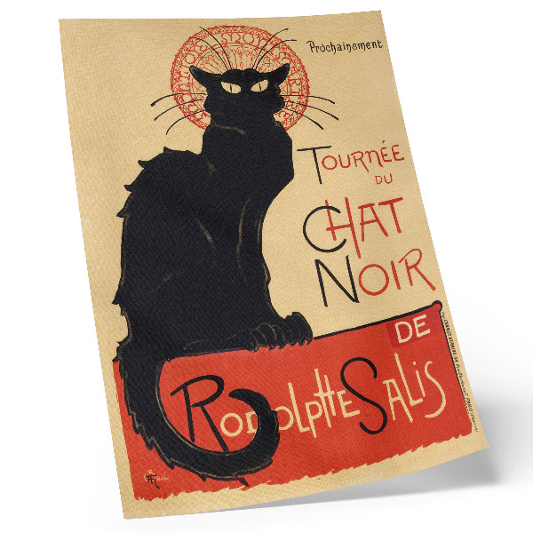 Sieninis plakatas Tournée du Chat Noir (1896), autorius Théophile Alexandre Steinlen