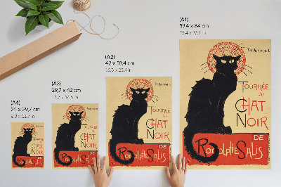 Sieninis plakatas Tournée du Chat Noir (1896), autorius Théophile Alexandre Steinlen