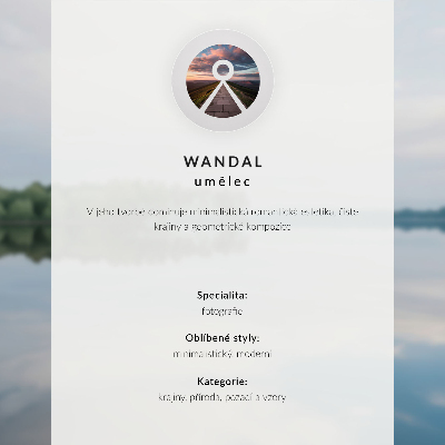 Plakatas Minimalizmas, vienatvė, ramybė, žiemos peizažas