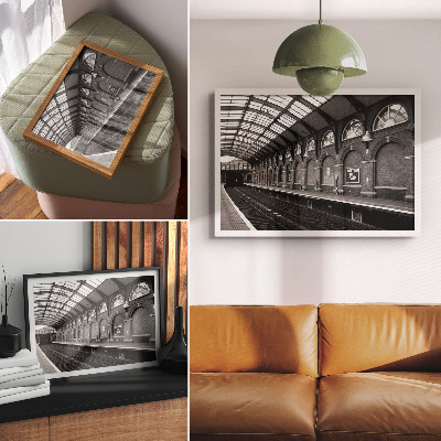 Plakatas Miesto architektūros elegancija, šviesa ir šešėlis