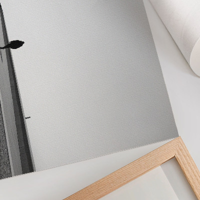Plakatas ant drobės Minimalistinis siluetas, ryškūs šešėliai, moderni erdvė