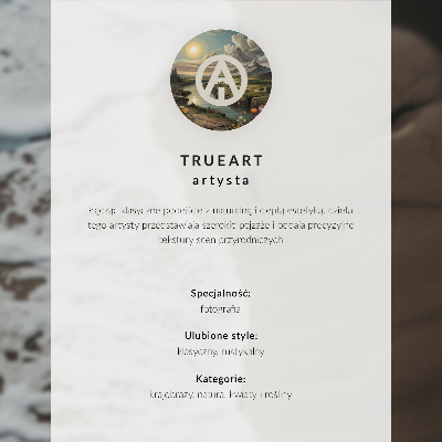 Spauda ant drobės Žiemos miško ramybė minimalizmas natūralumas