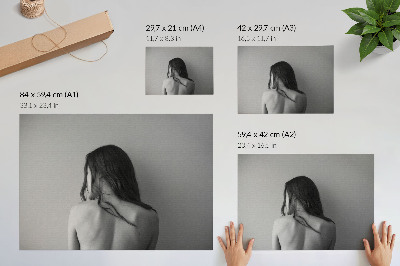 Spauda ant drobės Minimalistinis figūrų žavesys vienspalvėse spalvose