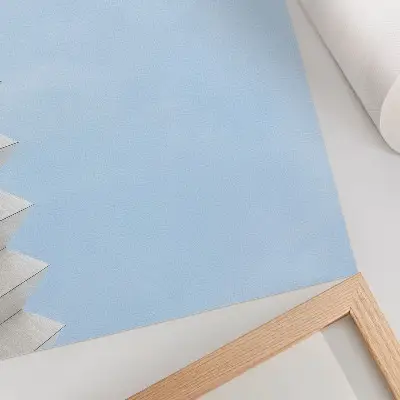 Spauda ant drobės moderni architektūra su minimalistinėmis linijomis