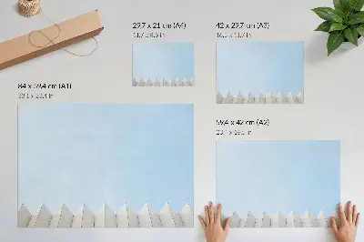 Spauda ant drobės moderni architektūra su minimalistinėmis linijomis