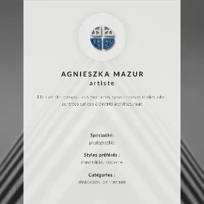 Spauda ant drobės simetrija, linijos, monochromatizmas ir dinamiška kompozicija