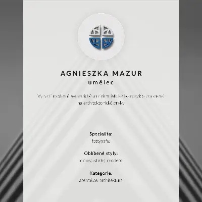 Spauda ant drobės simetrija, linijos, monochromatizmas ir dinamiška kompozicija