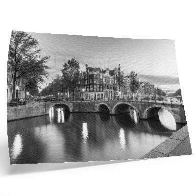 Plakatas ant drobės Elegantiški tiltai, klasikinė architektūra, kanalai