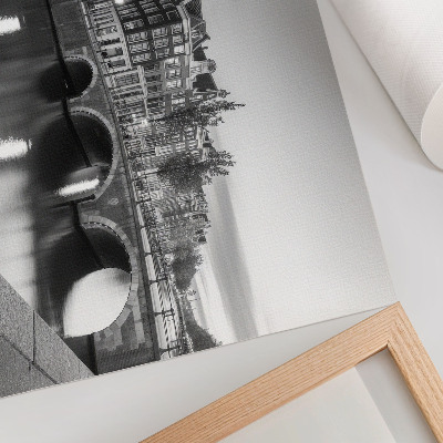 Plakatas ant drobės Elegantiški tiltai, klasikinė architektūra, kanalai