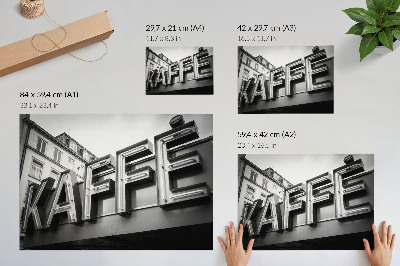 Plakatas Neoninis minimalistinis miesto stiliaus rėmelis