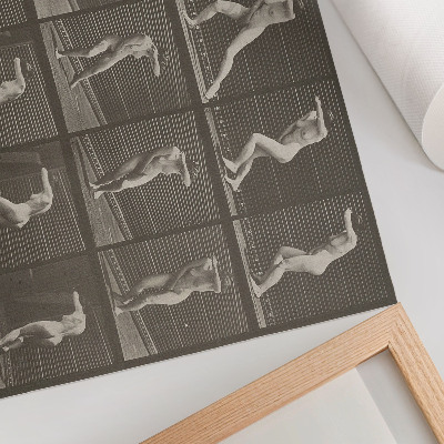 Plakatas 73 lentelė. Nustebęs apsisukimas ir bėgimas (1887 m.), Eadweard Muybridge