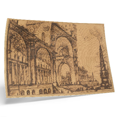 Plakatas ant drobės Fantazija apie nuostabų triumfo meną (1765), Giovanni Battista Piranesi