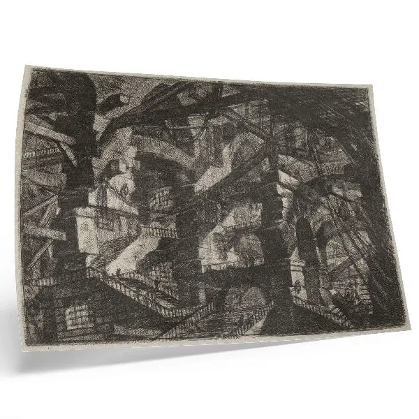 Plakatas Giovanni Battista Piranesi kūrinys „Gotikinė arka“ (išleista 1800–1809 m.)
