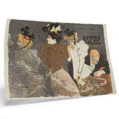 Plakatas Asche autorius Théophile-Alexandre Pierre Steinlen