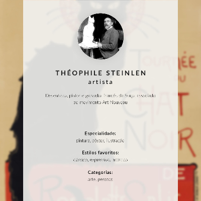 Plakatas Asche autorius Théophile-Alexandre Pierre Steinlen