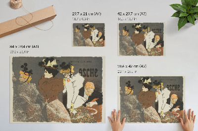 Plakatas Asche autorius Théophile-Alexandre Pierre Steinlen