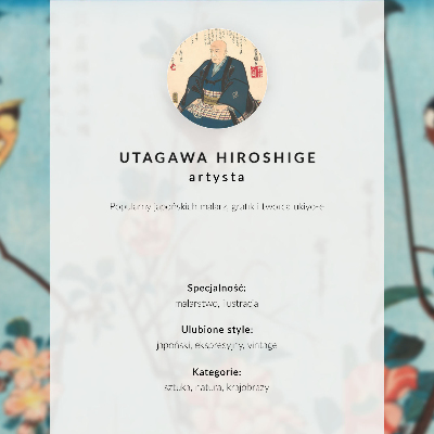 Spauda ant drobės Japoniškų vyšnių žiedai (1837 m.) – senovinis medžio drožinys, kurį kūrė Utagawa Hiroshige