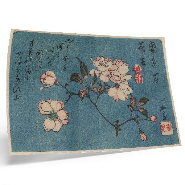 Plakatas Medžio drožinys (nishiki-e); rašalas ir spalvos ant popieriaus, autorius Utagawa Hiroshige