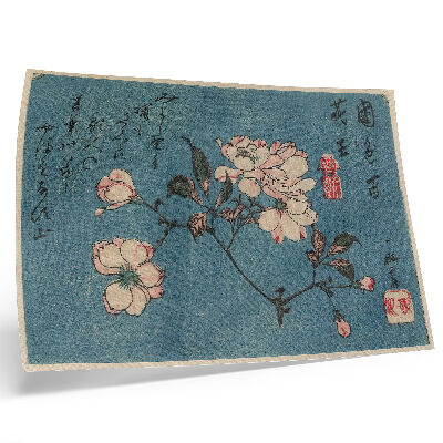 Plakatas Medžio drožinys (nishiki-e); rašalas ir spalvos ant popieriaus, autorius Utagawa Hiroshige