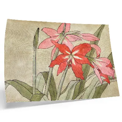 Plakatas ant drobės Hannah Borger Overbeck kūrinys Amaryllis (1915)
