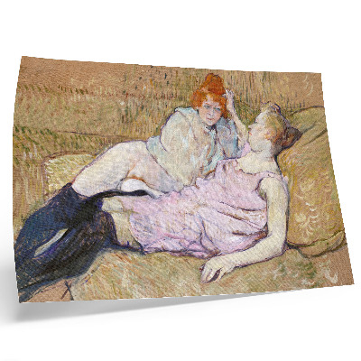 Spauda ant drobės Sofa (apie 1894–1896 m.) – didelės raiškos Henri de Toulouse-Lautrec paveikslas