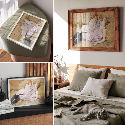 Spauda ant drobės Sofa (apie 1894–1896 m.) – didelės raiškos Henri de Toulouse-Lautrec paveikslas