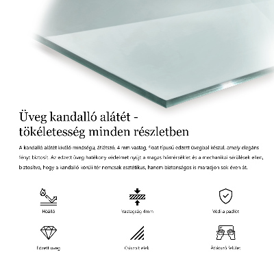Apsauginis židinio stiklas skaidrus