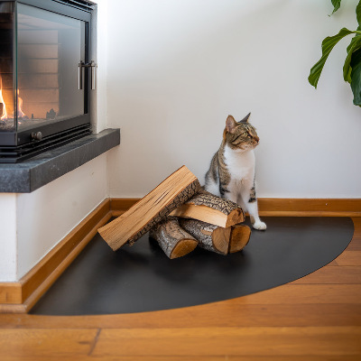 Ketvirtadalio apsauginis židinio pagrindas Juoda metalinė plokštė