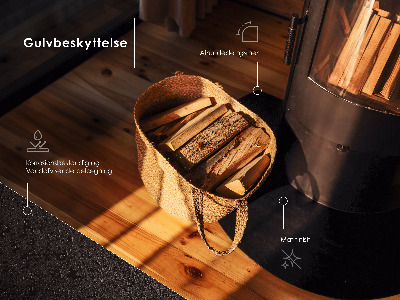 Ketvirtadalio apsauginis židinio pagrindas Juoda metalinė plokštė