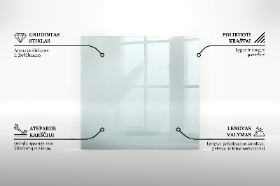 Apsauginis židinio stiklas šešiakampis skaidrus