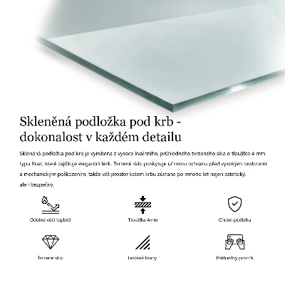 Apsauginis židinio stiklas šešiakampis skaidrus