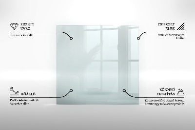 Apsauginis židinio stiklas šešiakampis skaidrus
