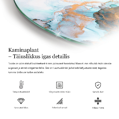 Apsauginis stiklas po židiniu apskritas Trimatė geometrija