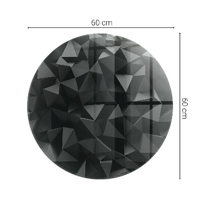 Apsauginis stiklas po židiniu apskritas Trimatė geometrija