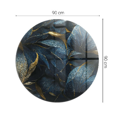 Apsauginis stiklas po židiniu apskritas Elegantiškos tekstūros lapai