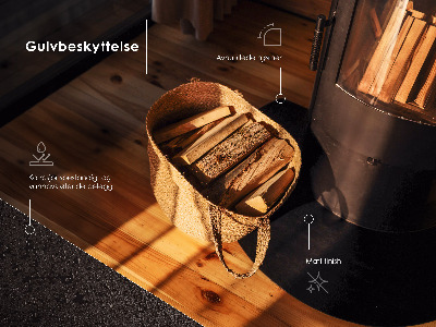 Stačiakampis apsauginis židinio pagrindas Juoda metalinė plokštė