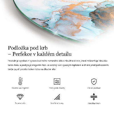 Židinio stiklas pusiau ovalios Spalva alyvuogių