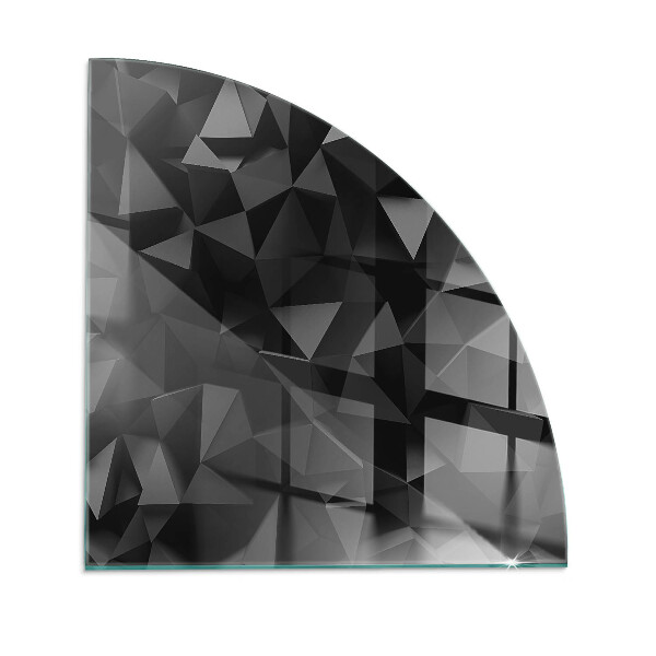 Apsauginis židinio stiklas ketvirčiai Trimatė geometrija