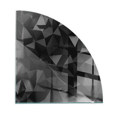 Apsauginis židinio stiklas ketvirčiai Trimatė geometrija