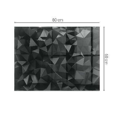 Židinio stiklas stačiakampis Trimatė geometrija