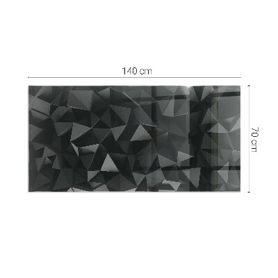 Židinio stiklas stačiakampis Trimatė geometrija