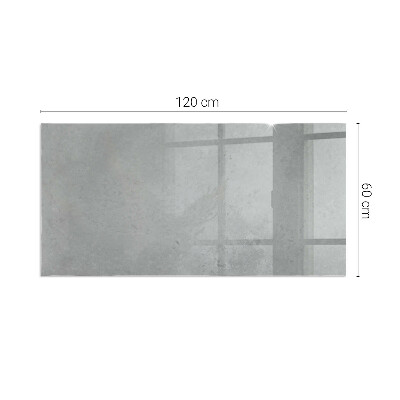 Apsauginis židinio stiklas stačiakampis Betono tekstūra su efektu