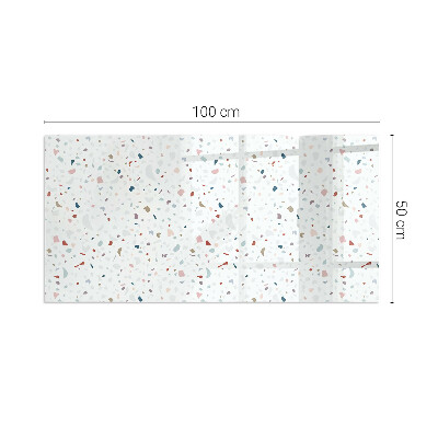 Apsauginis židinio stiklas stačiakampis Raštas su mažomis formomis